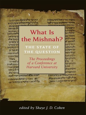 cover image of What Is the Mishnah?